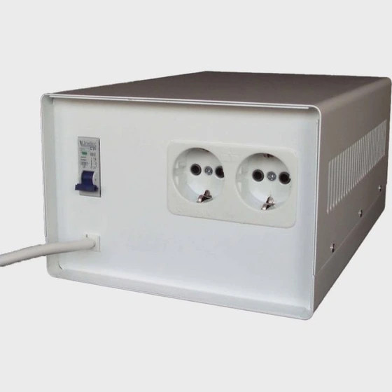 استابلایزر سارا T132S با محافظ 2500 ولت آمپر با پله کاهنده مخصوص یخچال فریزر